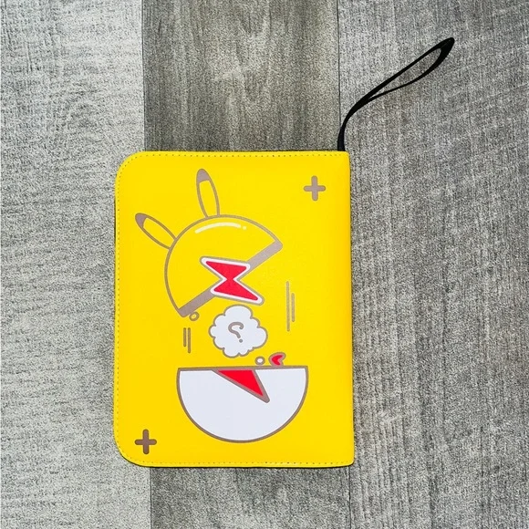 pokemon Card Game Case Binder Holder Holds Up to 400 Cards 50 pages poke ball - Picture 2 of 7